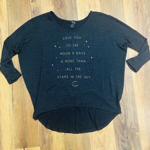 Streetwear Society oversized slouchy “Love You” long sleeved tee size M to L